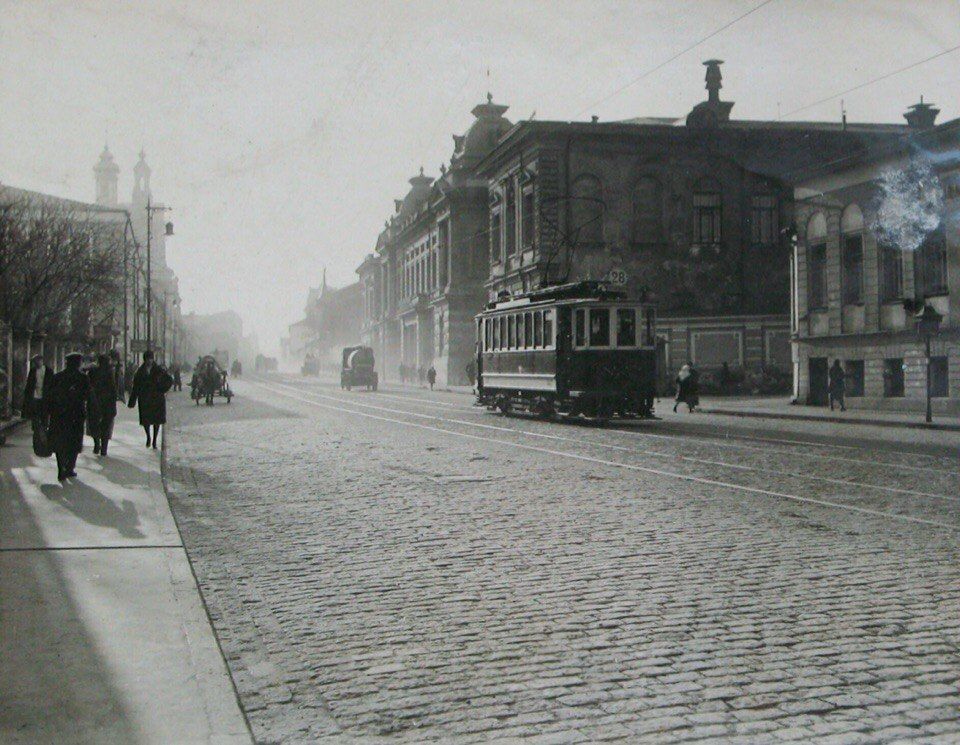 Старая Басманная улица. 1930 год